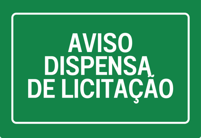 AVISO DE DISPENSA DE LICITAÇÃO